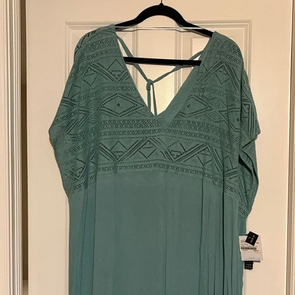 O’Neill Women’s Teal Boho Swim Cover-up - Picture 3 of 3
